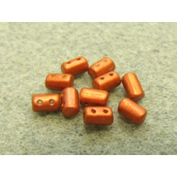 Perles Rullas Red Metallic Mat 5X3mm (10gr) 