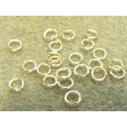 Anneau Argenté 4mm (X10gr)