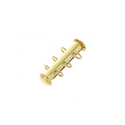 Fermoir Magnétique Barre Doré 3 rangs 21X10mm (X1)