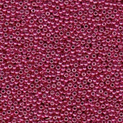 R15-4211 Rocaille 15/0 Galva Duracoat Lt Cranberry (X5gr)