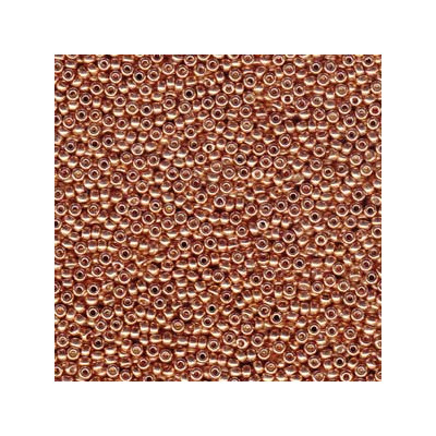 R15-4206 Rocaille 15/0 Galva Duracoat Muscat (X5gr)