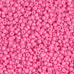 R11-1385 Rocailles 11/0 Dyed Opaque Pink (x 10gr)