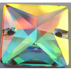Carre Perce 16mm Cristal AB Transparent (x1)