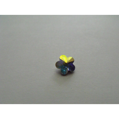 Cabochon Swarovski 4744 Fleur Cristal AB 8mm (x1)