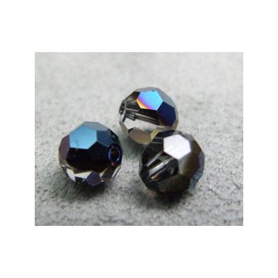 Perle ronde en cristal Swarovski 5000 6mm Crystal Metallic Blue (x10)