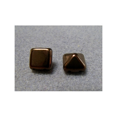 Perle Beadstud 12X12mm Dark Bronze(X4)