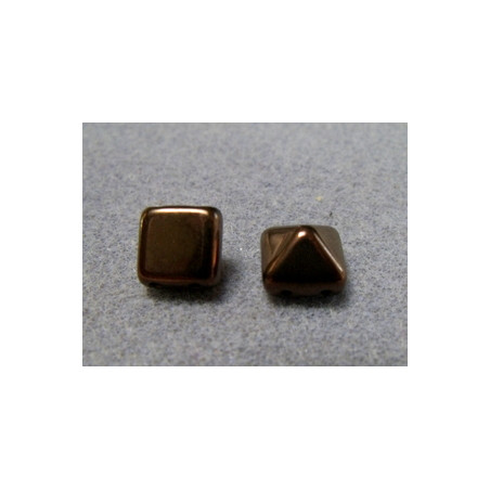 Perle Beadstud 12X12mm Dark Bronze(X4)
