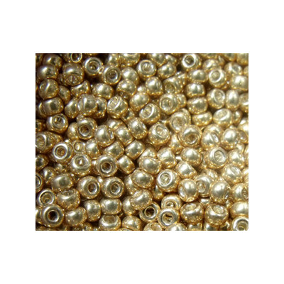 R8-1053 Rocailles 8/0 Miyuki Galvanized Gold (x boite de 25gr)