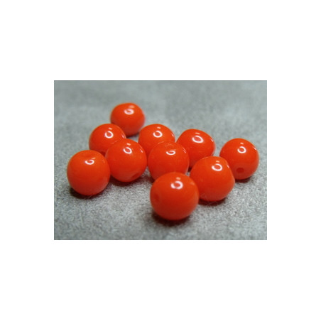 Perle en verre de Bohême 6mm Hyacinthe (x25)