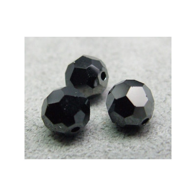 Perle ronde en cristal Swarovski 5000 6mm Jet Hematite 2X (x10) Perle ronde en cristal Swarovski 5000 6mm Jet Hematite 2X (x10)