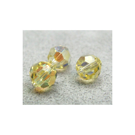 Perle ronde en cristal Swarovski 5000 6mm Jonquille AB (x10)