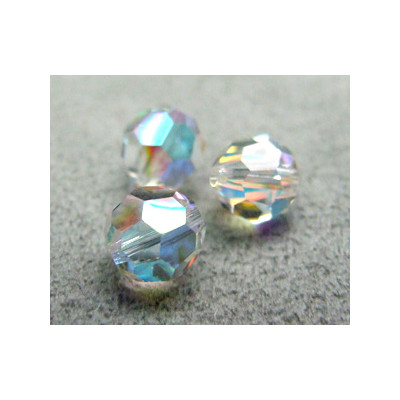 Perle ronde en cristal Swarovski 5000 6mm Crystal AB (x10)