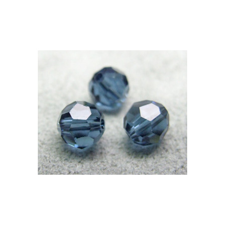 Perle ronde en cristal Swarovski 5000 6mm Montana (x10)
