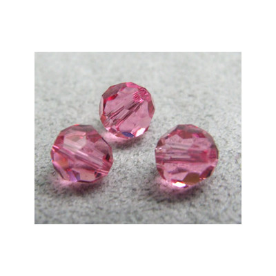 Perle ronde en cristal Swarovski 5000 6mm Rose (x10)