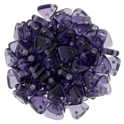 Perles Triangles 6mm Tanzanite (X5gr)