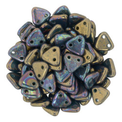 Perles Triangles 6mm Oxidized Bronze (X5gr) 