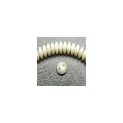 Perles Lentilles 6mm Opaque - Luster Champagne (X 50 perles) 