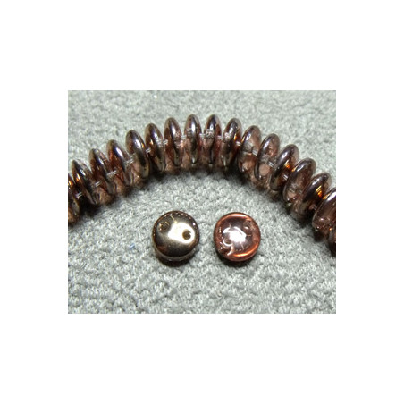 Perles Lentilles 6mm Apollo Gold (X 50 perles) 