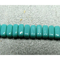 Perles Bricks 3X6mm Persian Turquoise (X50 Perles) 