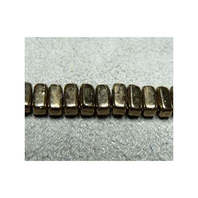 Perles Bricks 3X6mm Bronze (X50 Perles)
