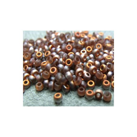 R11-0131F/55027 Rocailles 11/0 Crystal Sunset Matted (x10gr)