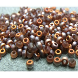 R11-0131F/55027 Rocailles 11/0 Crystal Sunset Matted (x250gr) 