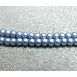 Perles Matted 2 mm Cerulean Satin (X150 perles)