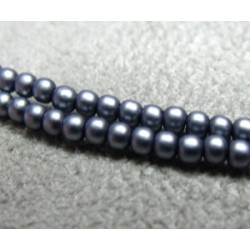 Perles Matted 2 mm Gunmétal Satin (X150 perles)