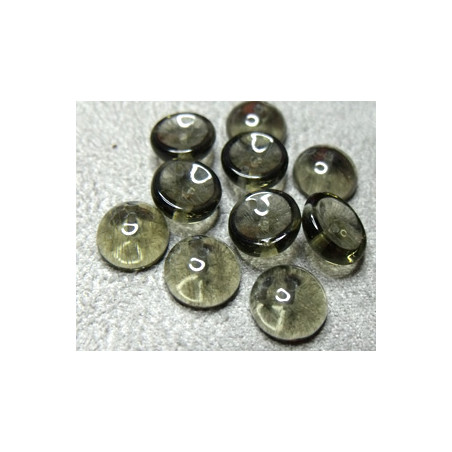 Perles Piggy Crystal Black Diamant 4X8mm (Xenviron50)