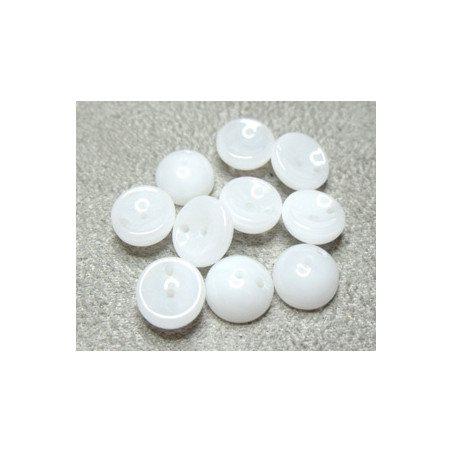 Perles Piggy Opaque Alabaster 4X8mm (Xenviron50)