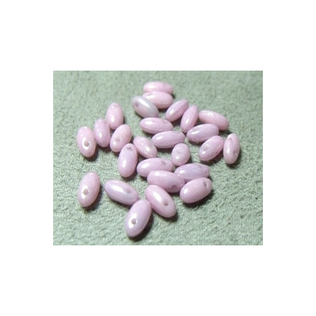 Perles Rizo® ChalkWhite Lilas Luster 2,5X6mm (X10gr) 