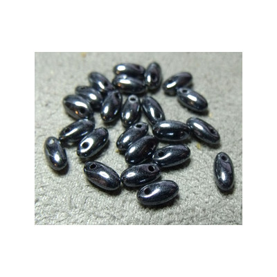 Perles Rizo® Hématite 2,5X6mm (X10gr) 