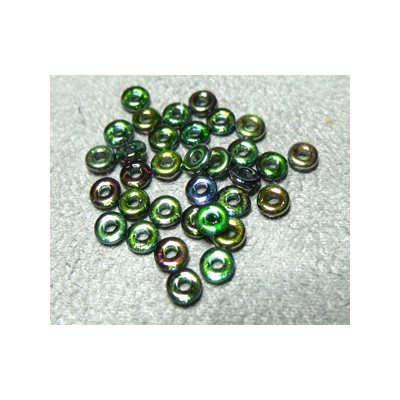 Perle en verre de Bohème O Bead® Crystal Magic Orchidée 4x2mm (X 5gr)