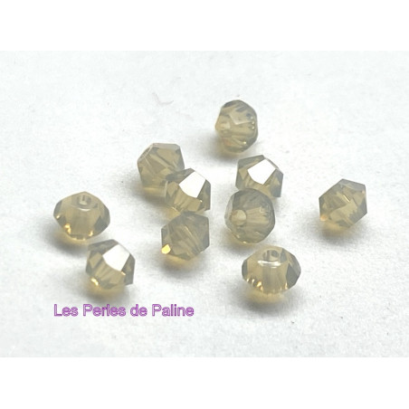 Toupies 3mm Light Grey Opal - réf.5328 Xilion (x20)