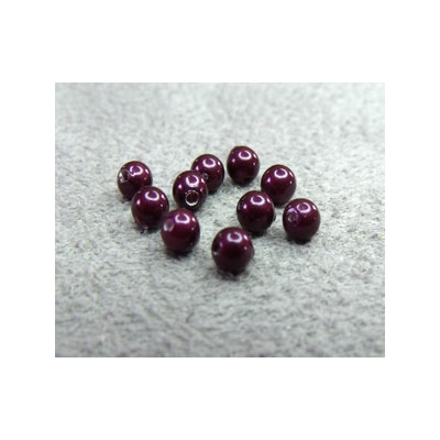 Perle ronde nacrée Swarovski 3mm Blackberry Pearl (x20) Perle ronde nacrée Swarovski 3mm Blackberry Pearl (x20)