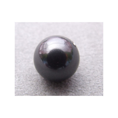 Perle ronde nacrée Swarovski 10mm Black (x1) 