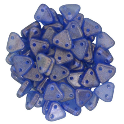 Perles Triangles 6mm Halo - Ultramarine (X5gr)