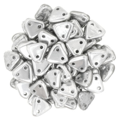 Perles Triangles 6mm Silver (X5gr) Perles Triangles 6mm Silver (X5gr)