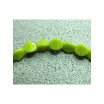 Perles Pinch 5X3mm Chartreuse (X50) Perles Pinch 5X3mm Chartreuse (X50)