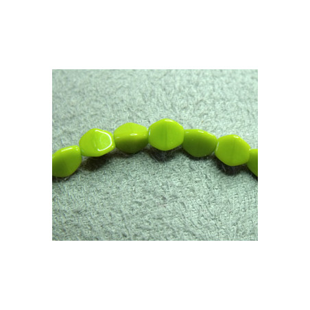 Perles Pinch 5X3mm Chartreuse (X50)