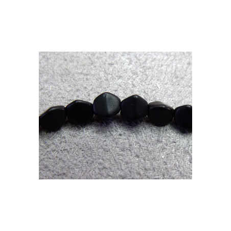 Perles Pinch 5X3mm Jet (X5Gr)