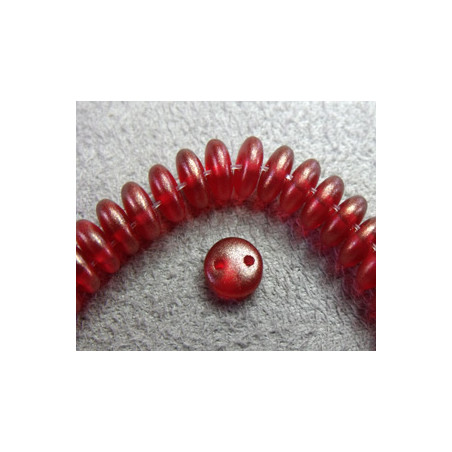 Perles Lentilles 6mm Halo Cardinal (X 50perles) 