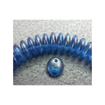 Perles Lentilles 6mm Halo Azurite (X 50perles) Perles Lentilles 6mm Halo Azurite (X 50perles)