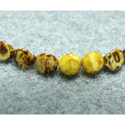 Perles Pinch 5X3mm Dark Travertin (X50)