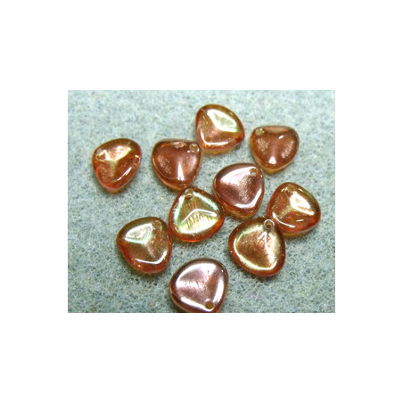 Perle Pétale Apricot Médium 8X7mm (X50)