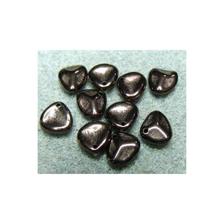 Perle Pétale Jet Lila Vega Luster 8X7mm (X50)