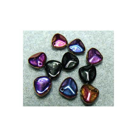 Perle Pétale Jet Sliperit 8X7mm (X50) 