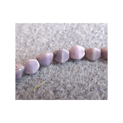 Perles Pinch 5X3mm Luster Opaque Amethyst (X50)