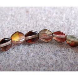 Perles Pinch 5X3mm Luster Smoky Rose Gold (X50)