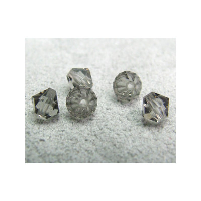 Perle toupie en cristal Swarovski 5301 5mm Black Diamond (x10)